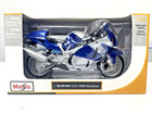 Maisto 1:12 Diecast Suzuki Gsx 1300R Hayabusa Blue/Silver New In Box
