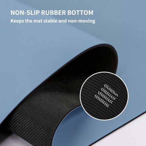 FITMIND Rubber Yoga Mat,4.5mm Thick, Non-Slip, Anti-Roll, Portable, Double-Sided - Picture 2 of 11