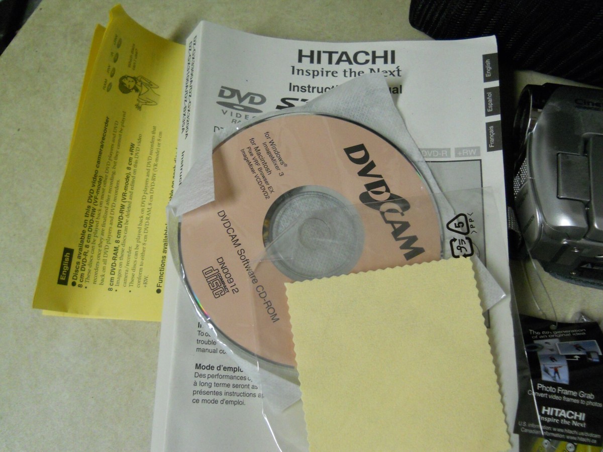 Hitachi DZ-GX3100A 1.3MP DVD Camcorder with 15x Optical Zoom