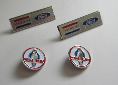 289 Shelby Cobra Roadster NEW Fenders, Hood & Trunk Lid Emblem Set
