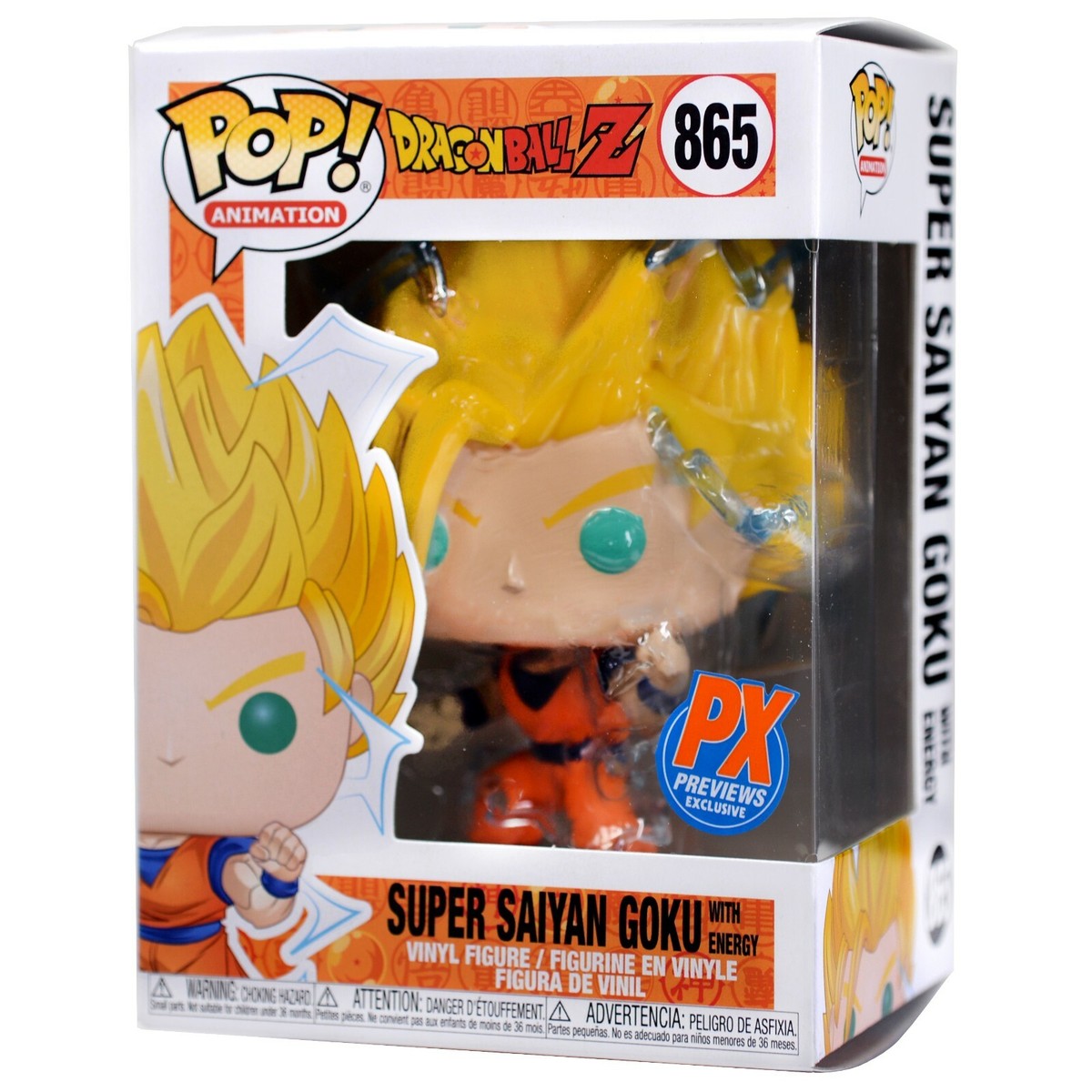 Dragon Ball Z Super Saiyan Goku With Energy Funko Pop #865 Dragon Ball Z Super Saiyan Goku With Energy Funko Pop #865