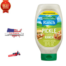 Hidden Valley Gluten Free Pickle Ranch Dipping Sauce Topping and Dressing, 20 fl