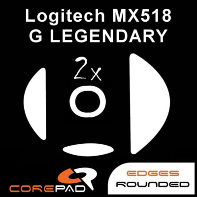 Corepad Skatez Logitech MX518 G LEGENDARY Maus Füße Skates Teflon Hyperglide