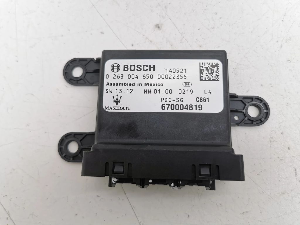 Maserati Ghibli M157 2014 Park Assist Control Module Unit ECU 670004819