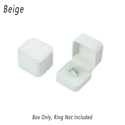 10X Flannel Ring Jewelry Box Earring Ring Jewelry Boxes Exquisite Gift Organizer - Picture 29 of 35