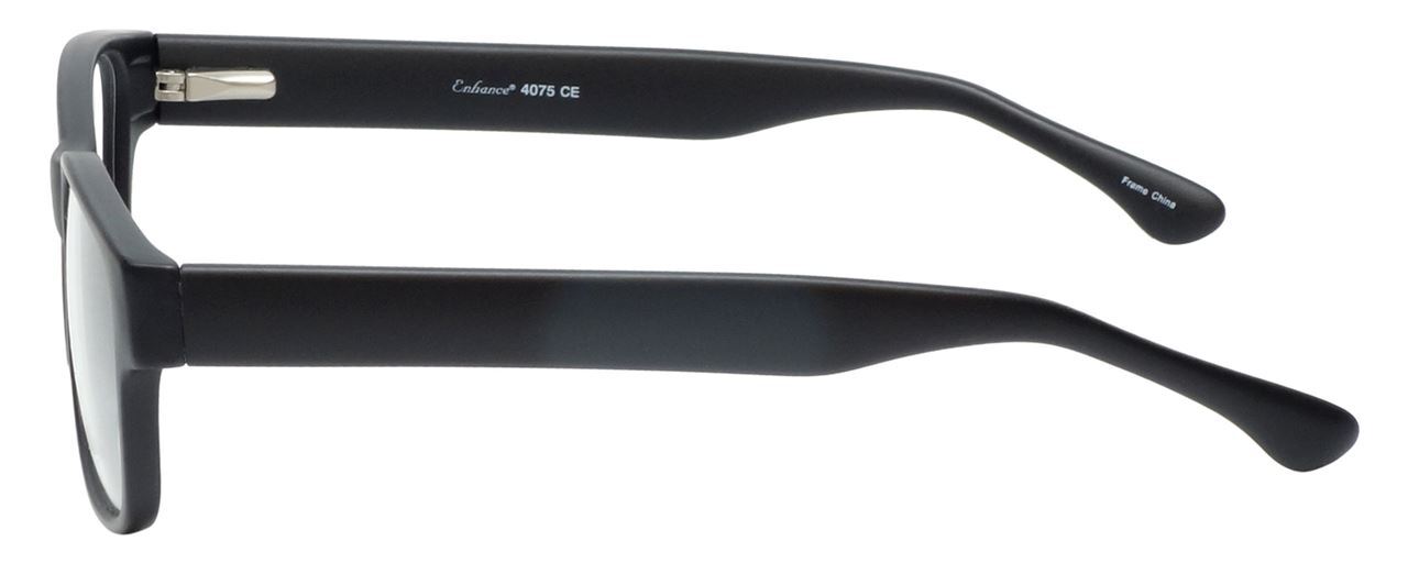 Enhance Mens BIG & TALL EN4075MBK60 mm Designer Reading Glasses in