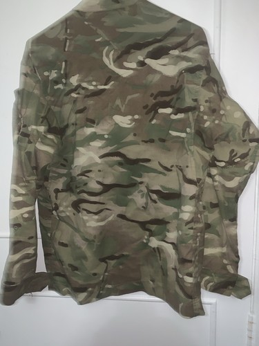 Woodland Camo Zip Jacket Lightweight P2P 20 Inch - Picture 7 of 9