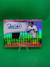 2010 Bowman Platinum Relic Refractor Peter O'Brien #PAR-PO Patch Auto