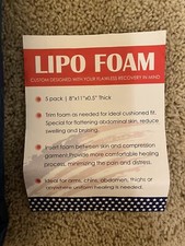 5 Pack Lipo Foam Pads for Post Surgery Ab Board Liposuction Surgery Flattening