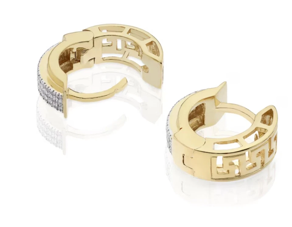 H Samuel Gold Earrings BNWT — 第 2/4 张图片