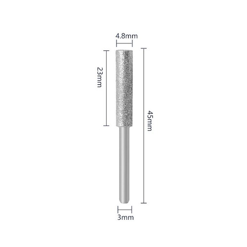 Diamond Chainsaw Sharpener Burr Grinding Stone File Drill Bits Set 4.0/4.8/5.5mm - Picture 6 of 7