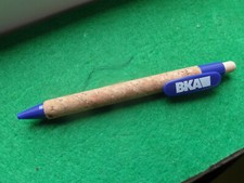 Polizei   BUNDESKRIMINALAMT, Kugelschreiber  in Korkoptik, NEU  SELTEN s. Fotos