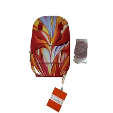 Monarque Signature Series Georgia O'Keeffe Red Canna Crossbody Bag