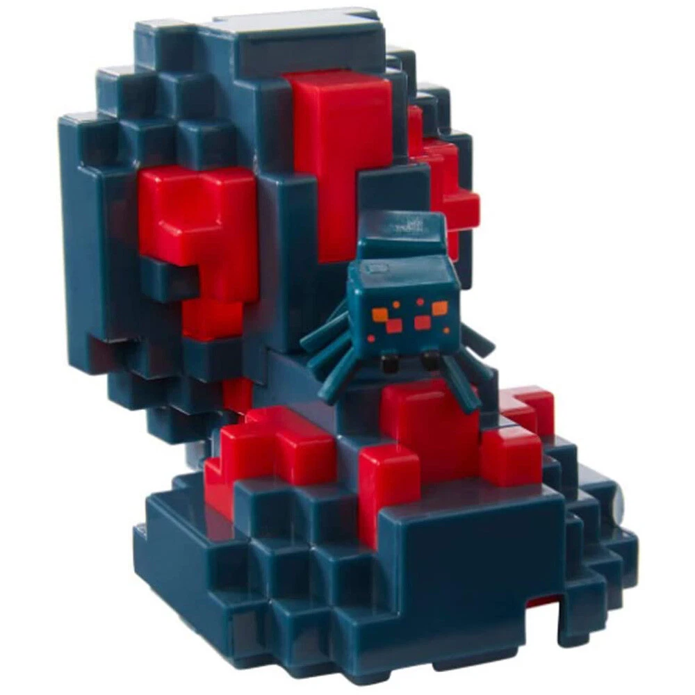 Minecraft Mini Figure Spawn Egg Black Red Cave Spider toy video