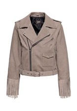 QUEEN KEROSIN Damen Lederjacke | Wildleder | Vintage | Regular Fit | Langarm