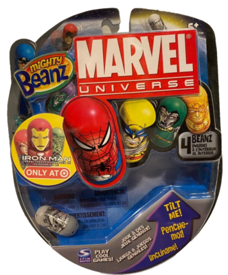 Moose's Mighty Beanz Marvel Universe Target Iron Man 7 Silver