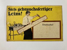 Stets Gebrauchsfertiger Leim! DAQUA Danneberg & Quandt, Berlin German Ephemera