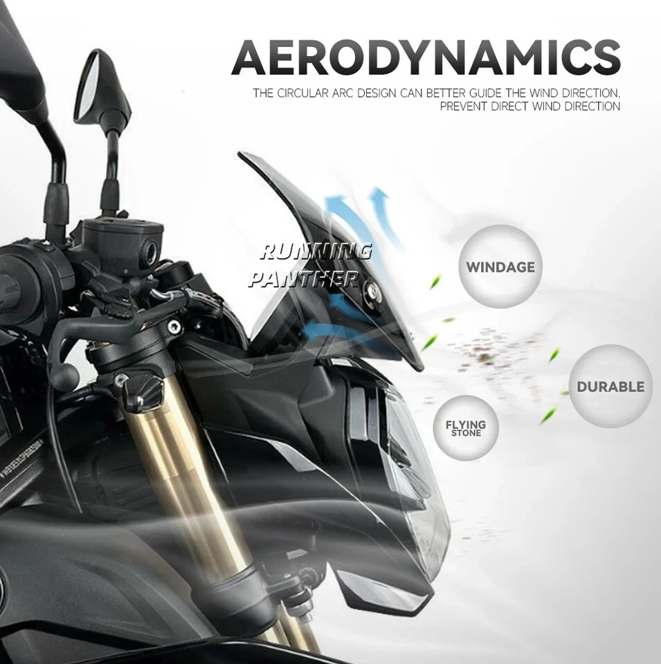 Deflector de viento parabrisas BMW S1000R 2021 2022 2023 Foto 2 de 4