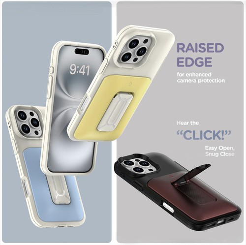 For iPhone 16 E 15 14 13 12 11 Pro Max Case Card Slot Shockproof Kickstand Cover - Picture 4 of 18