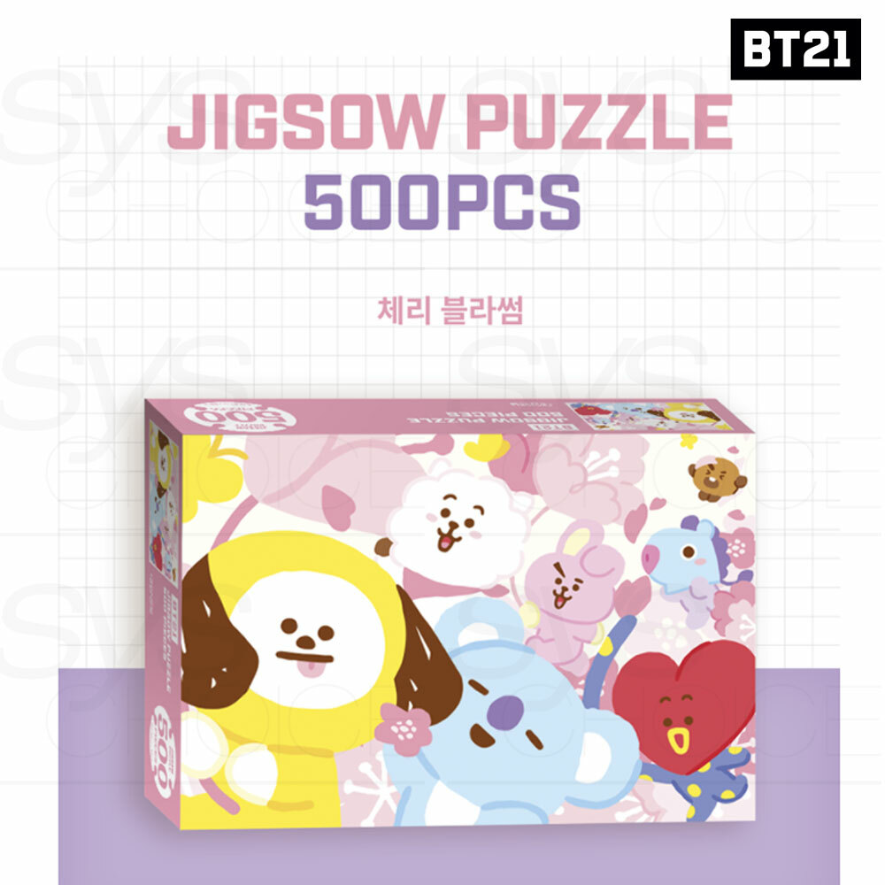 BTS BT21 Official Authentic Goods Jigsaw Puzzle 500pcs Cherry