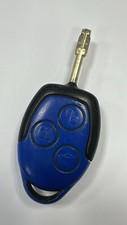 FORD TRANSIT 3 BUTTON REMOTE KEY FOB MK7 TIPPER VAN BLUE, TESTED & WORKING !!!