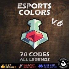 Brawlhalla Esports Colors v6 Codes - All Legends