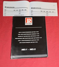 Ruggerini Diesel Motor MD 1 , MD 2 Betriebsanleitung 1 + 2 Zyl. Motoren