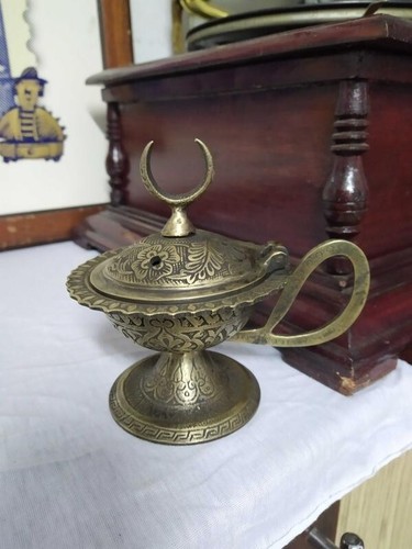 Handmade Brass Censer, incense burner islamic Antique STYLE home office decor - Picture 6 of 6