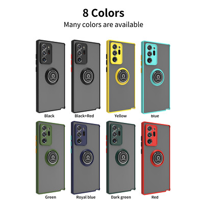 For Samsung A82 5G A71 A72 A51 A52 A42 A32/22 Shockproof Magnetic Ring Back Case