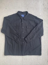 Pendleton Men's Wool Board Shirt 3XL XXXLARGE Black Jac Shirt