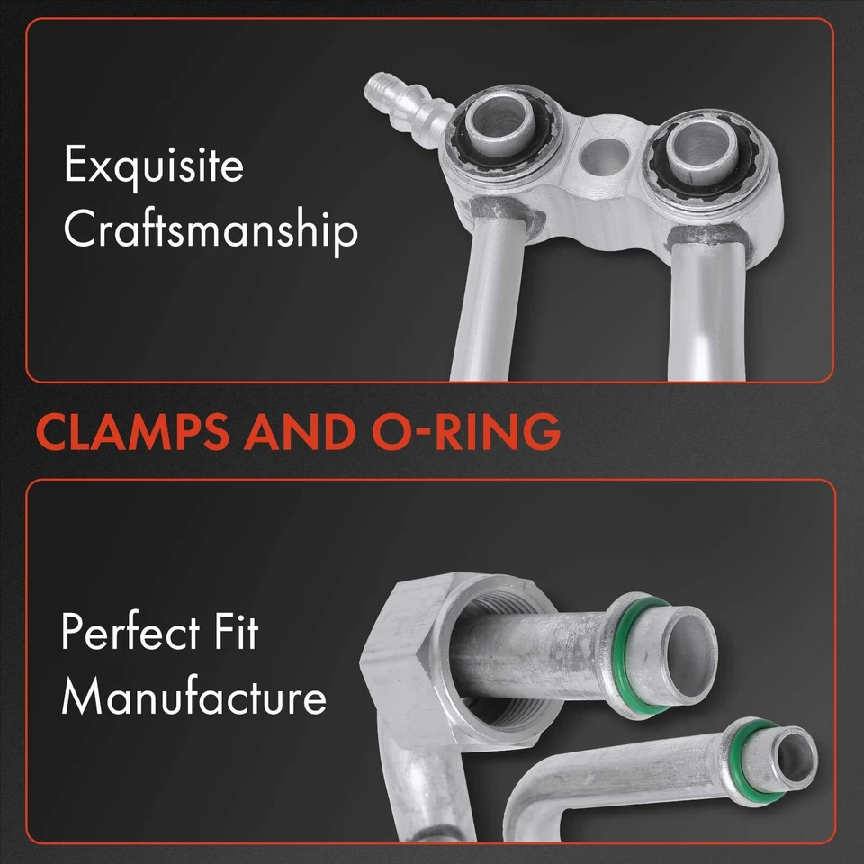 Conjunto de mangueira coletora A-Premium A/C para Chevy C1500 C2500 C3500 K2500 K3500 1992 - Imagem 3 de 4