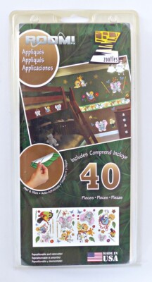 Borders Unlimited Wandtattoo Wandsticker, Zootles, 40Teile, Zoo, Safari, Tiere