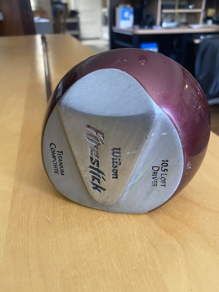 Wilson Firestick Loft Driver,Titanium Composite, Men's Flex, Red