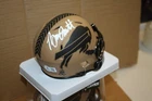 BUFFALO BILLS BRUCE SMITH SIGNED RIDDELL Salute To Service 2023 MINI HELMET BAS
