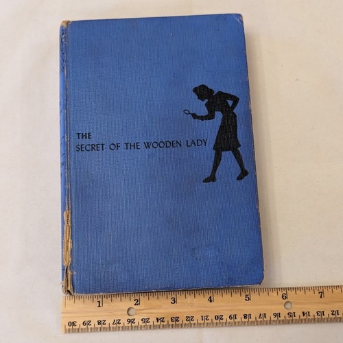 Vintage Nancy Drew Mystery, The Secret of the Wooden Lady #27, Blue Cover 1950 - Picture 10 of 10