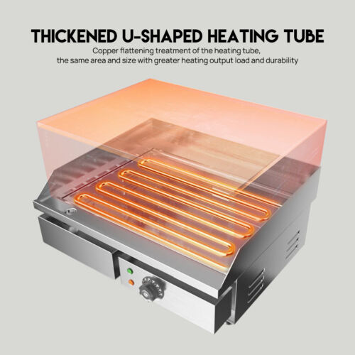 2900W Commercial Electric Griddle BBQ Grill Pan Hot Plate Stainless Steel 2025 - Picture 8 of 13