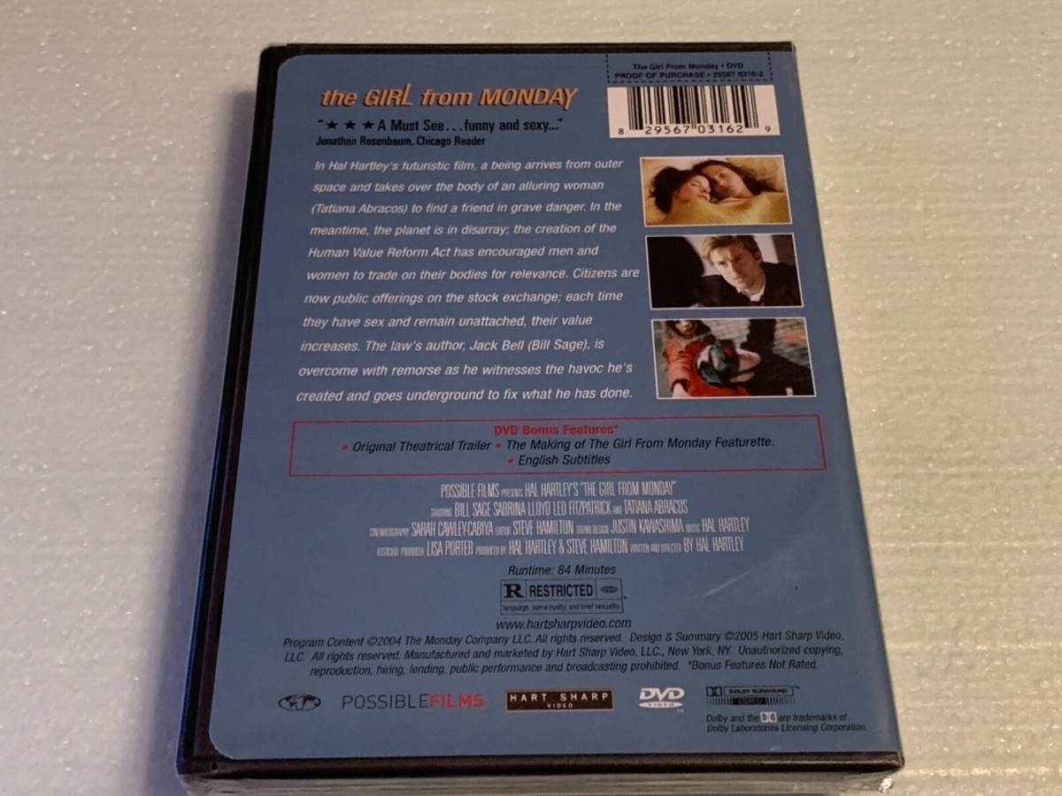 NEW!] The Girl from Monday (DVD, 2006) Bill Sage Sabrina