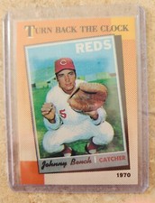 1990 Topps #664 Johnny Bench TBC Cincinnati Reds Baseball Card