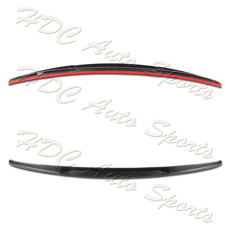 Alerón de maletero de fibra de carbono real estilo V cupé para Audi A5 Quattro 2008-2016 Foto 3 de 4