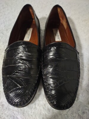 Vintage Belvedere genuine crocodile black men\'s loafers Belvedere Florence Men main image 4