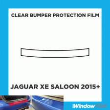 Für Jaguar XE 4-Türer Limousine 15+ Hintere Stoßstange KLAR Kratzschutzfolie