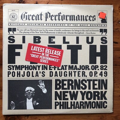 Mint Sealed CBS Great Performances 82 - Sibelius Fifth - Bernstein