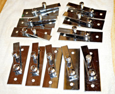 Lot of 11: NEW Chrome Brass Bathroom Restroom Stall Partition ADA Throw Latch