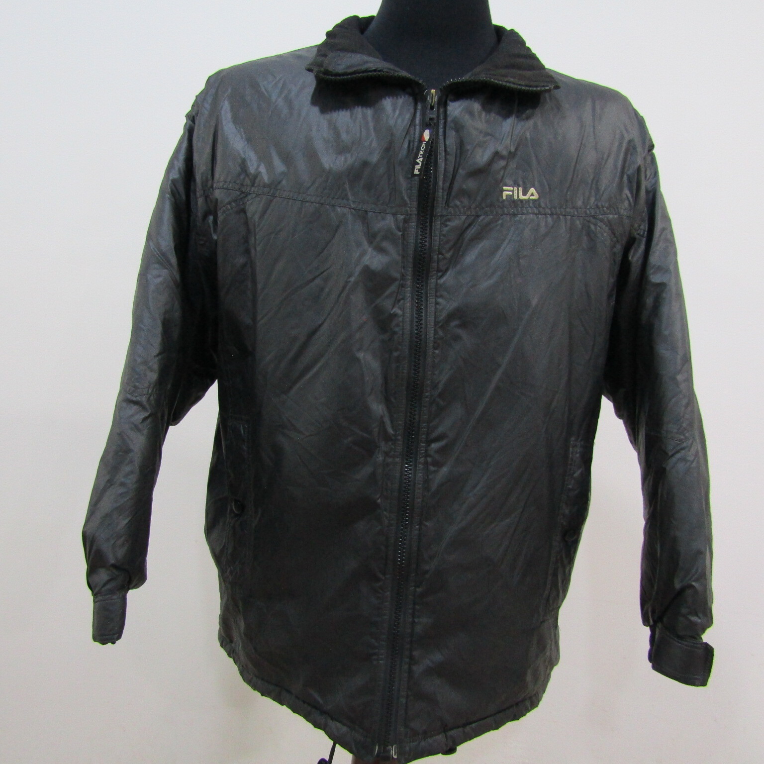 Giacca uomo Fila sportiva impermeabile petto taglia 50 52 UK XL Sku 10359