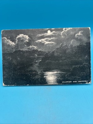 Rare & Vintage Williamson Park Lancaster By Moonlight 1906, Posted RPPC