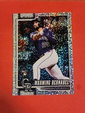 Warming Bernabel 2026 Topps Baseball Confetti Rookie Card # 55 Colorado Rockies