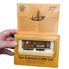 Bachmann HO Gauge Powell & Mason Beefeater Gin #3 San Francisco Cable Car Tram