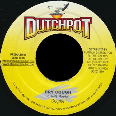 Degree - Dry Cough, 7'', (Vinyl)