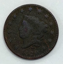 1820 Coronet Liberty Head Large Cent Key Date with Small Date