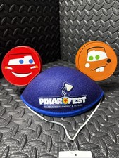 Disney Mickey Ears Hat And NWT Pixar Fest CARS Adult Size McQueen Mater